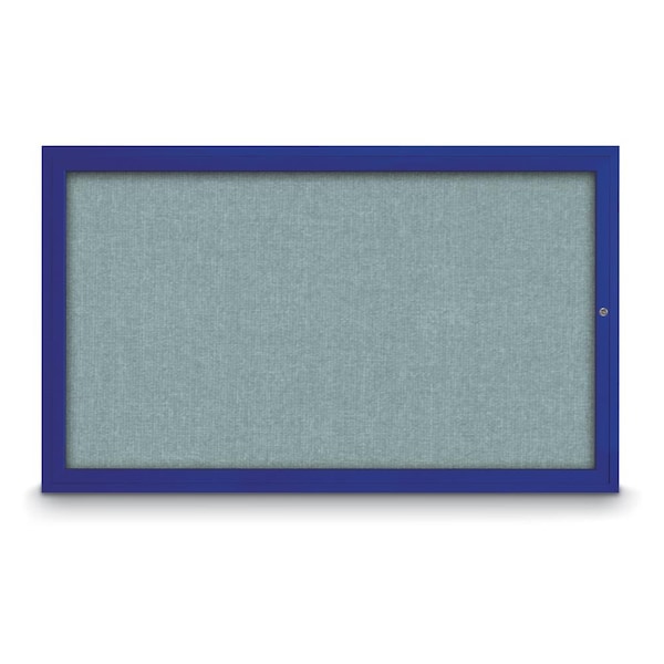Hinge-less Radius Corkboard, 18"x24", Black Alum Frame/Forbo